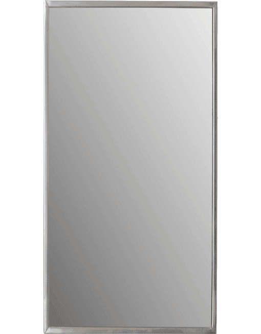 Handcrafted Stainless Steel Channel Frame Mirror